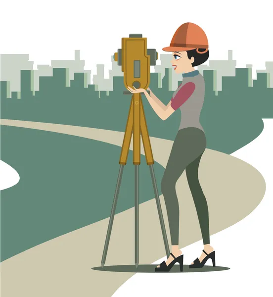 Female engineer. Stock Vector Image by ©intararit #30615967 Female engineer. Stock Vector Image by ©intararit #30615967