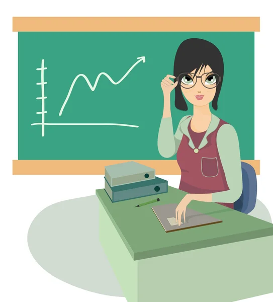 Teacher — Stock Vector