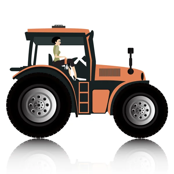 Traktor — Stock Vector