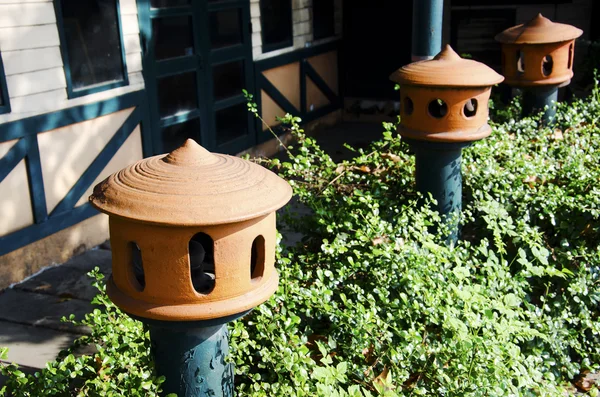 Terracotta lamps — Stock Photo, Image