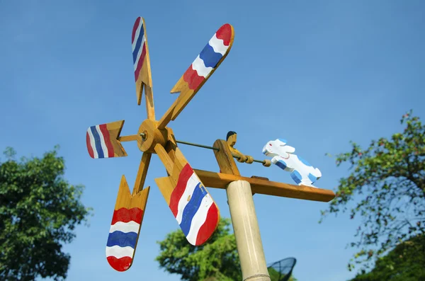 Wooden windmill — Stock Photo, Image