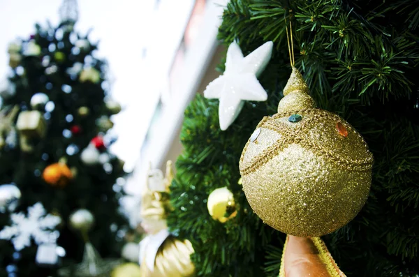 Christmas star decoration — Stock Photo, Image