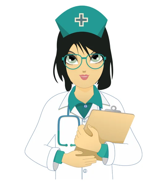 Krankenschwester — Stockvektor