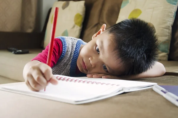 Kids are writing — Stock Photo, Image