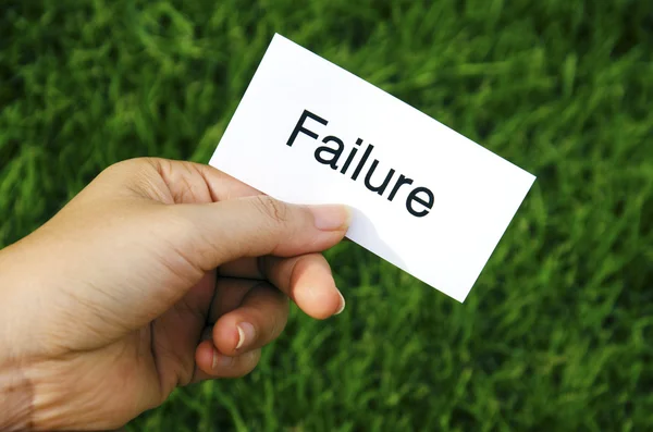 Label  Failure — Stock Photo, Image