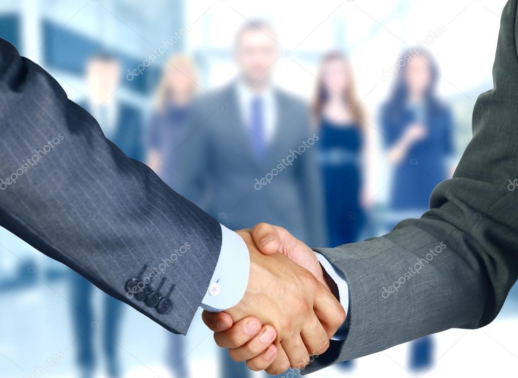 business handshake and business