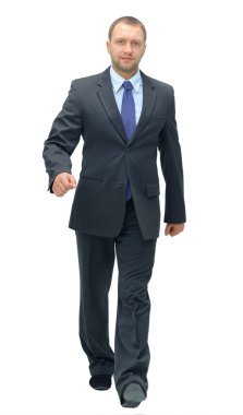 genç işadamı yürüyor