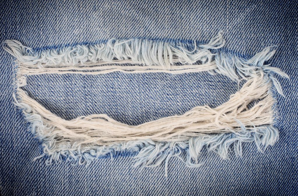 blue jeans fabric texture — Stock Photo © Tsyhund #34748665