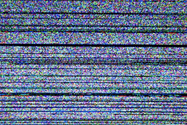 TV-scherm met statische ruis — Stockfoto