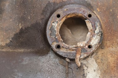 eski egzoz boru çıkışı