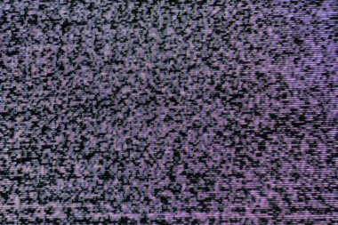 statik gürültü ile televizyon ekranı