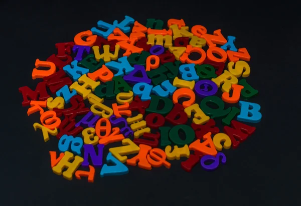 Oyuncak alfabesi harfleri — Stok fotoğraf