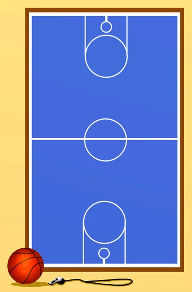 Basketbol sahası arka planı — Stok fotoğraf