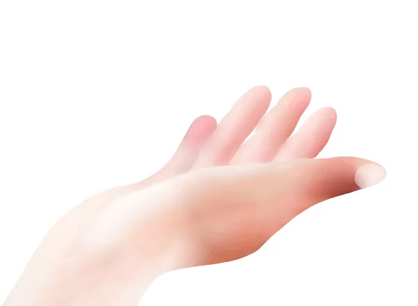 Person Open A Hand in The Air — Stock Photo, Image