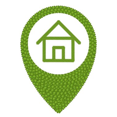 navication simgesi yeşil dört yapraklı yonca