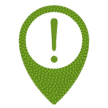 ünlem işareti simgesi navication, dört yapraklı yonca