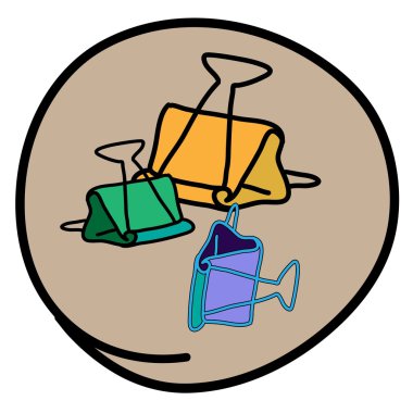 yuvarlak kahverengi zemin üzerinde üç cildi klibi