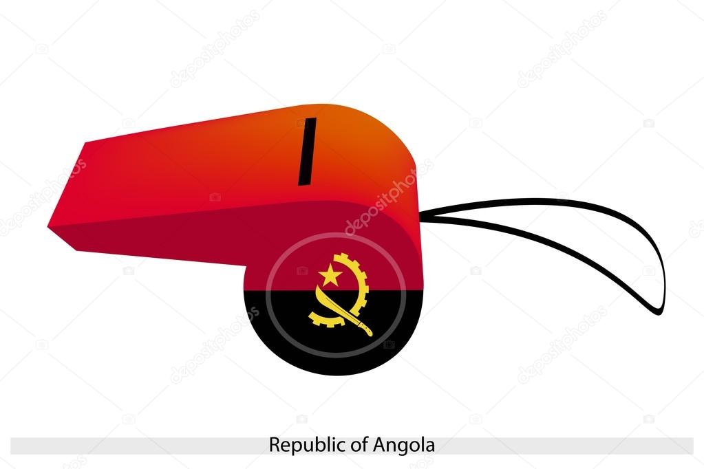 A Red and Black Whistle of Angola