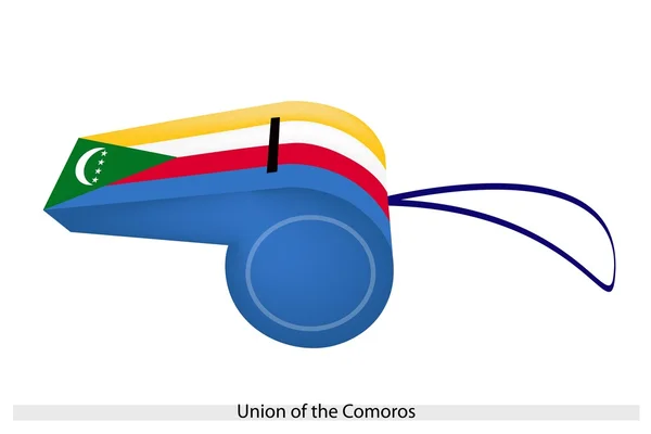 A Whistle of Union of The Comoros — Stock Vector