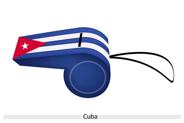 Un sifflet de la République de Cuba — Image vectorielle