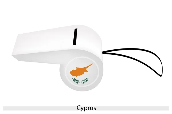 A Whistle of The Republic of Cyprus — Stock Vector