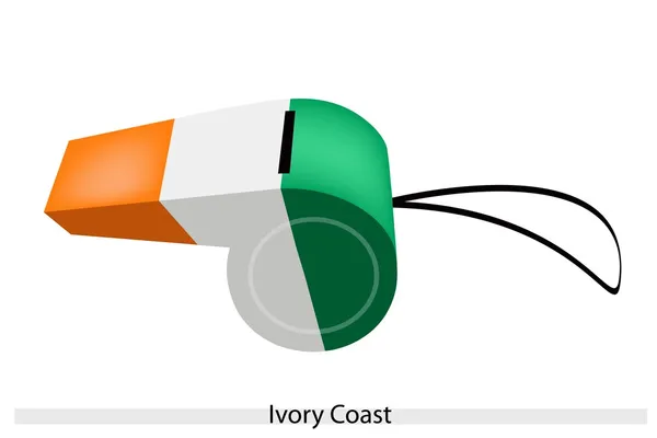 Whistle of Ivory Coast — Stock Vector