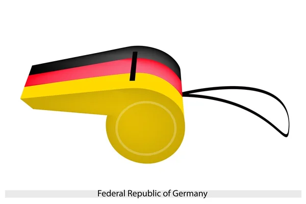 A Whistle of Federal Republic of Germany — Stock Vector