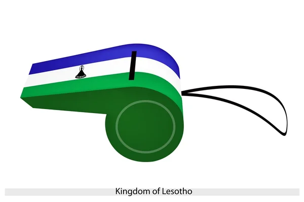 A Whistle of The Kingdom of Lesotho — Stock Vector