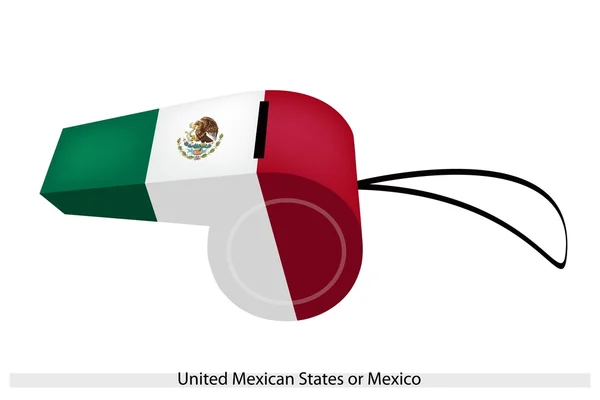 A Whistle of The United Mexican States — Stock Vector