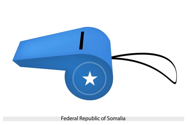 Der Pfiff der föderalen Republik Somalias — Stockvektor