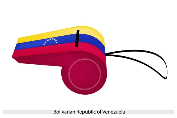 Bir ıslık Bolivarcı Venezuela Cumhuriyeti — Stok Vektör
