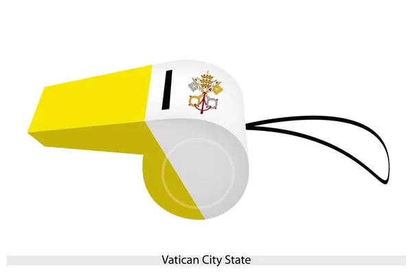 Krásná píšťalka Vatikánského městského státu — Stockový vektor