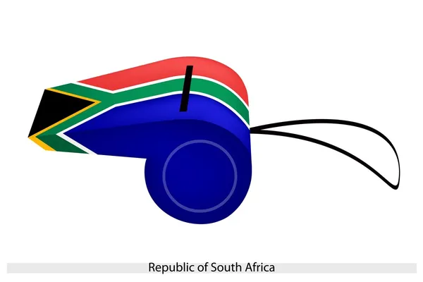 一声口哨南非共和国 — 图库矢量图片