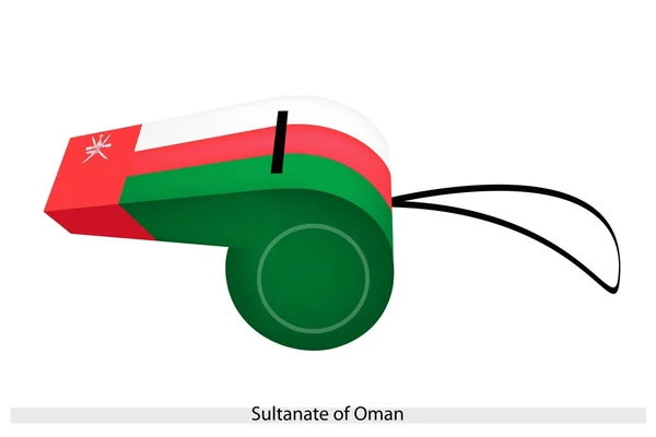 Um assobio do Sultanato de Omã — Vetor de Stock