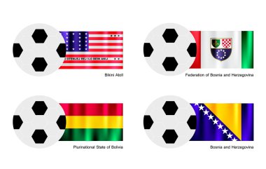 Futbol bikini atoll, Bolivya, Bosna-Hersek bayrağı