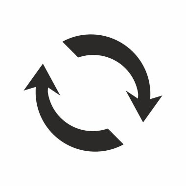 Güncelleme simgesini yenile, sembol vektörünü yeniden yükle