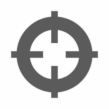 hedef simge, vektör illüstrasyonu