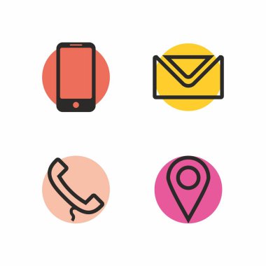 Simge ile bağlantı kuruldu. Vektör