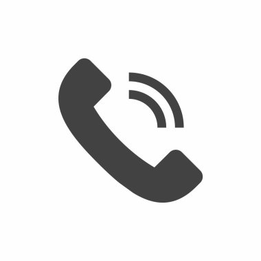 telefon simgesi, vektör illüstrasyonu
