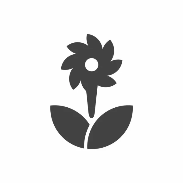 Icono Flor Vector Aislado Fondo Blanco Para Diseño Web Aplicación — Archivo Imágenes Vectoriales