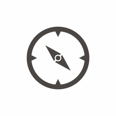 pusula simgesi, vektör illüstrasyonu