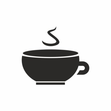 kahve kupası simgesi, vektör illüstrasyon tasarımı