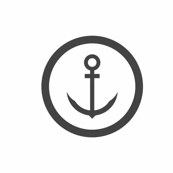 Anchor Icon Vector Illustration — Stock Vector