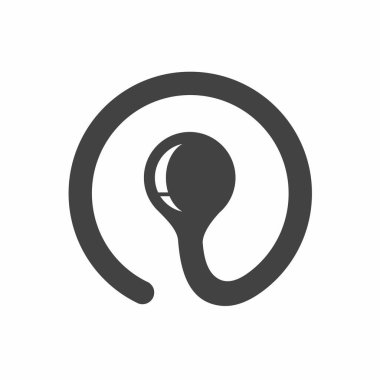 ampul simgesi, vektör illüstrasyonu