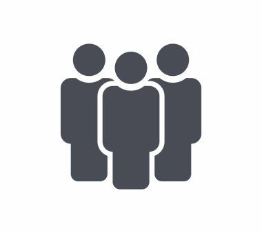grup insan simgesi vektör illüstrasyonu