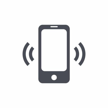 Telefon simgesi vektör illüstrasyonu