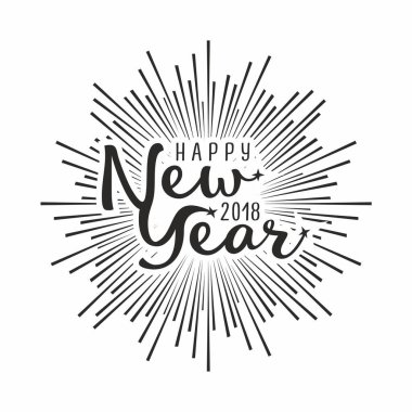 Mutlu yıllar. vektör illüstrasyonu.