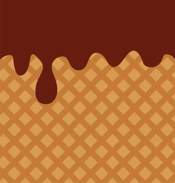 Fondo Abstracto Con Helado Ilustración Vectorial — Vector de stock