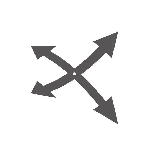 Значок Стрілками Проста Ілюстрація Стрілок Векторна Піктограма Веб — стоковий вектор