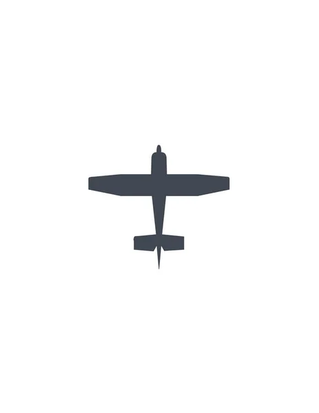 Vector Icono Avión Aislado Sobre Fondo Blanco Para Diseño Web — Vector de stock